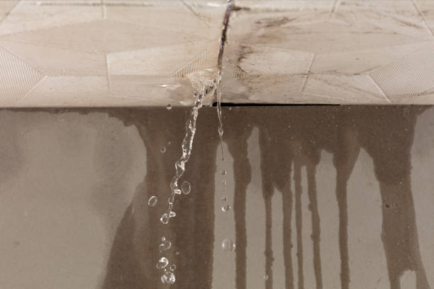 Professional Burst Pipe Cleanup technician working in Coopersville, MI